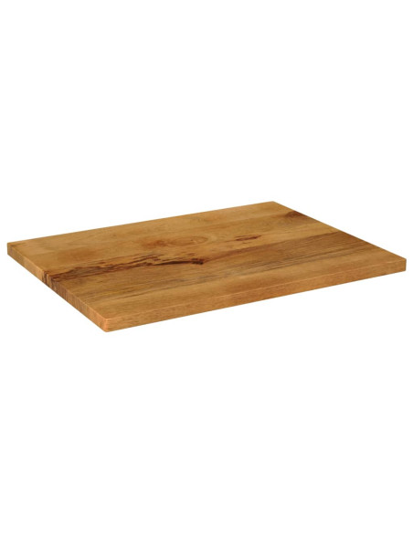 Piano per Tavolo 90x60x3,8 cm Rettangolare Legno Massello Mango