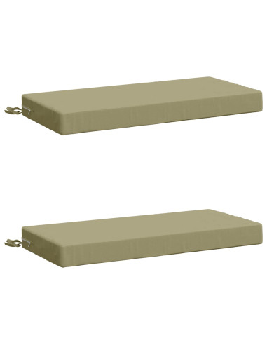 Cuscini per Panchina a 2 Pezzi SOEST 2 pz 100% Poliestere