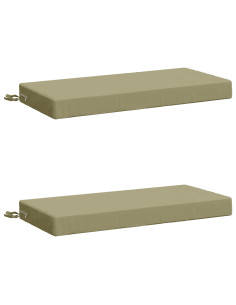 Cuscini per Panchina a 2 Pezzi SOEST 2 pz 100% Poliestere