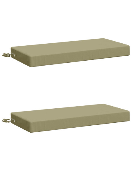 Cuscini per Panchina a 2 Pezzi SOEST 2 pz 100% Poliestere