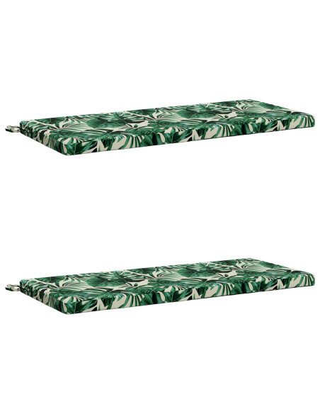 Cuscini per Panchina a 2 Pezzi SOEST 2 pz 100% Poliestere