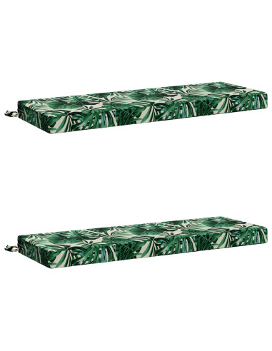 Cuscini per Panchina a 2 Pezzi SOEST 2 pz 100% Poliestere