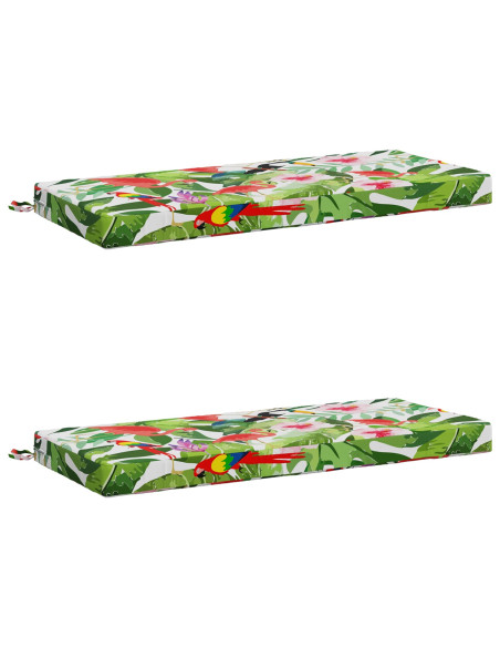 Cuscini per Panchina a 2 Pezzi SOEST 2 pz 100% Poliestere