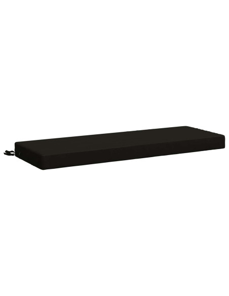 Cuscini per Panchina a 2 Pezzi SOEST 2 pz 100% Poliestere Nero