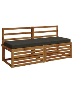 Cuscini per Panchina a 2 Pezzi SOEST 2 pz 100% Poliestere 2