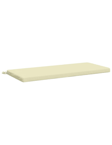 Cuscini per Panchina a 2 Pezzi SOEST 2 pz 100% Poliestere Crema