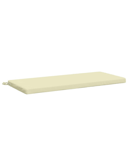 Cuscini per Panchina a 2 Pezzi SOEST 2 pz 100% Poliestere Crema