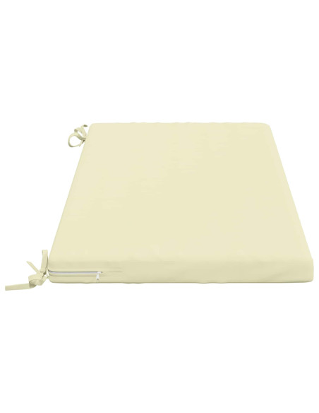 Cuscini per Panchina a 2 Pezzi SOEST 2 pz 100% Poliestere Crema