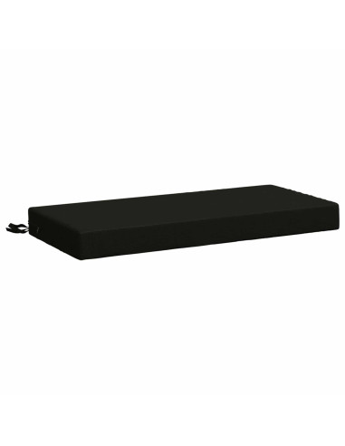 Cuscini per Panchina a 2 Pezzi SOEST 2 pz 100% Poliestere Nero