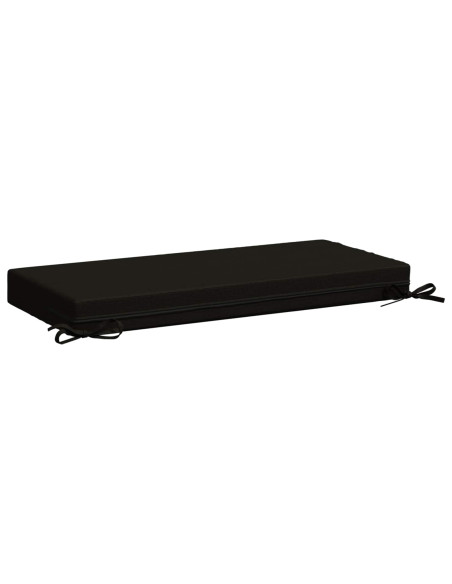 Cuscini per Panchina a 2 Pezzi SOEST 2 pz 100% Poliestere Nero