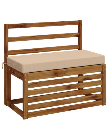 Cuscini per Panchina a 2 Pezzi SOEST 2 pz 100% Poliestere Crema