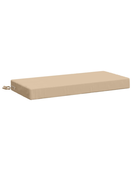 Cuscini per Panchina a 2 Pezzi SOEST 2 pz 100% Poliestere Crema