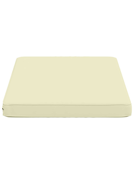 Cuscini per Panchina a 2 Pezzi VUGHT 2 pz 100% Poliestere Crema
