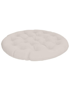 Cuscino per Sedia Papasan VIANEN 100% Poliestere Bianco