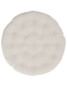 Cuscino per Sedia Papasan VIANEN 100% Poliestere Bianco 2