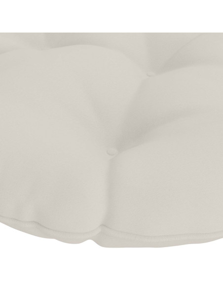 Cuscino per Sedia Papasan VIANEN 100% Poliestere Bianco