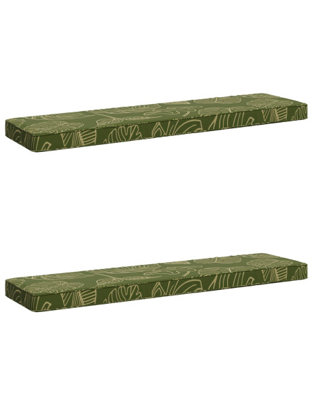 Cuscini per Panchina a 2 Pezzi VUGHT 2 pcs 100% Poliestere