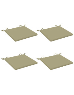 Cuscini per Sedia in 4 Pezzi SOEST 4 pz 100% Poliestere