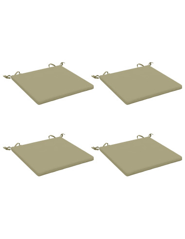 Cuscini per Sedia in 4 Pezzi SOEST 4 pz 100% Poliestere