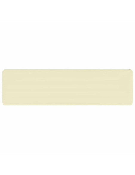 Cuscino per Panchina a 1 Pezzo VUGHT 100% Poliestere Crema