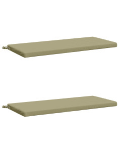 Cuscini per Panchina a 2 Pezzi SOEST 2 pz 100% Poliestere