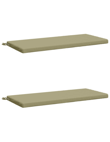 Cuscini per Panchina a 2 Pezzi SOEST 2 pz 100% Poliestere