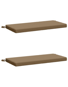 Cuscini per Panchina a 2 Pezzi SOEST 2 pz 100% Poliestere