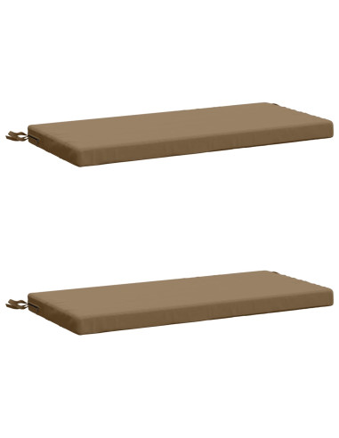 Cuscini per Panchina a 2 Pezzi SOEST 2 pz 100% Poliestere