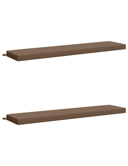 Cuscini per Panchina a 2 Pezzi SOEST 2 pz 100% Poliestere