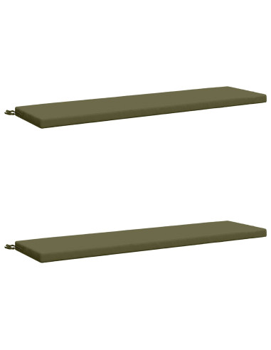Cuscini per Panchina a 2 Pezzi SOEST 2 pz 100% Poliestere