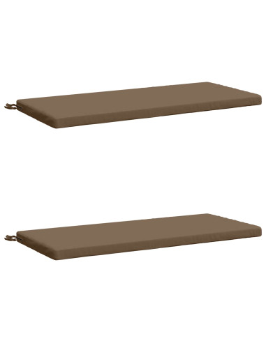 Cuscini per Panchina a 2 Pezzi SOEST 2 pz 100% Poliestere