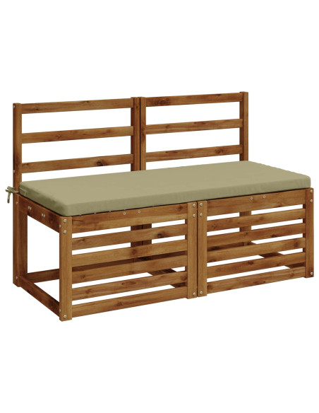 Cuscini per Panchina a 2 Pezzi SOEST 2 pz 100% Poliestere