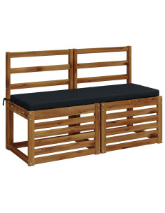 Cuscini per Panchina a 2 Pezzi SOEST 2 pz 100% Poliestere 2