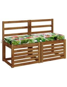 Cuscini per Panchina a 2 Pezzi SOEST 2 pz 100% Poliestere 2