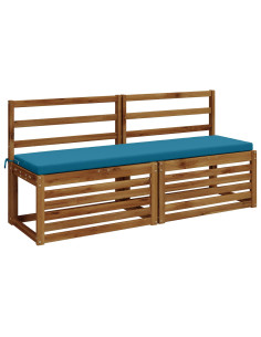 Cuscini per Panchina a 2 Pezzi SOEST 2 pz 100% Poliestere 2