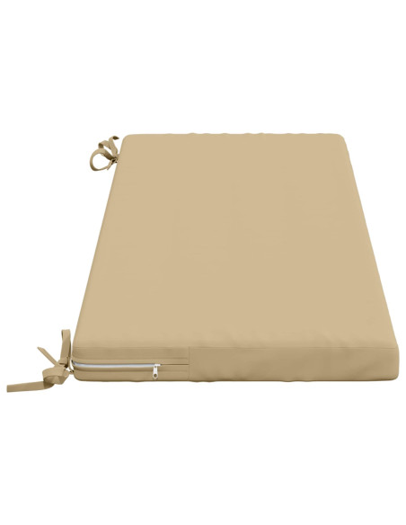 Cuscini per Panchina a 2 Pezzi SOEST 2 pz 100% Poliestere Beige