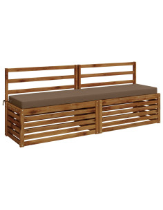 Cuscini per Panchina a 2 Pezzi SOEST 2 pz 100% Poliestere 2