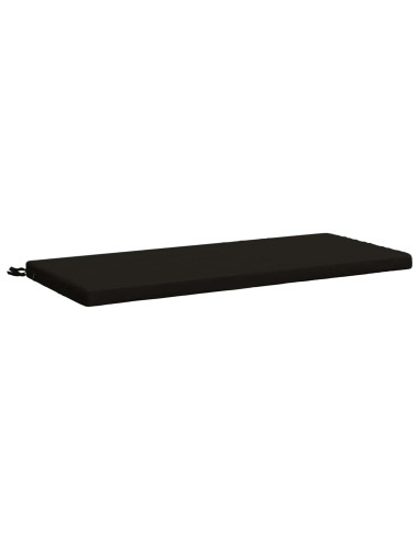 Cuscini per Panchina a 2 Pezzi SOEST 2 pz 100% Poliestere Nero