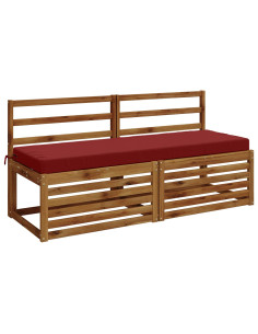 Cuscini per Panchina a 2 Pezzi SOEST 2 pz 100% Poliestere 2
