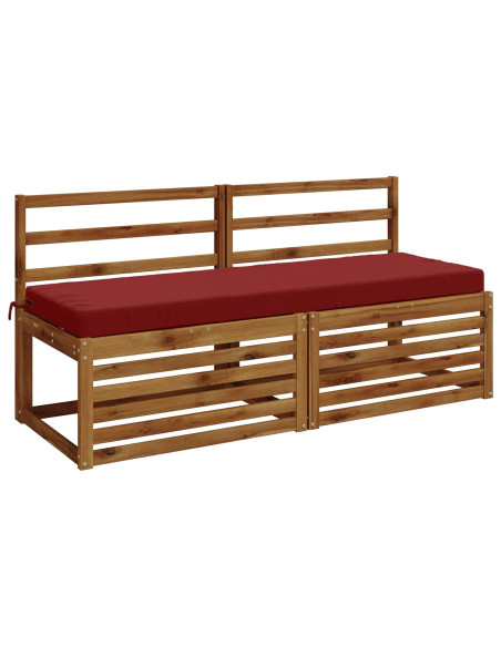 Cuscini per Panchina a 2 Pezzi SOEST 2 pz 100% Poliestere
