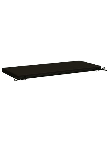 Cuscini per Panchina a 2 Pezzi SOEST 2 pz 100% Poliestere Nero