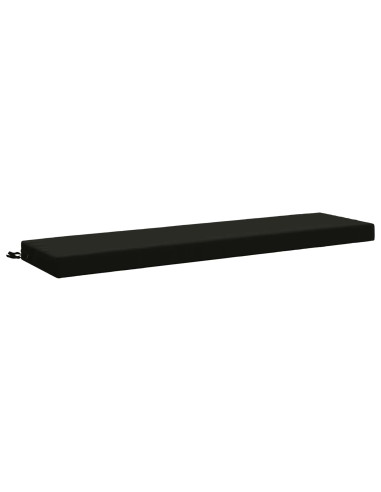 Cuscini per Panchina a 2 Pezzi SOEST 2 pz 100% Poliestere Nero