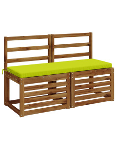 Cuscini per Panchina a 2 Pezzi SOEST 2 pz 100% Poliestere 2