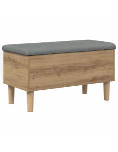 Panchina con Cuscino Rovere Artigianale 82 x 42 x 46 cm