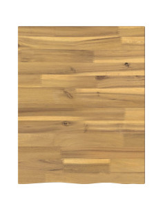 Piano del Tavolo Rettangolare 50 x 50 x 3,5 cm Quadrato Bianco