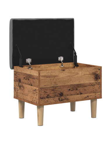 Panchina con Cuscino Legno di quercia 62 x 42 x 46 cm