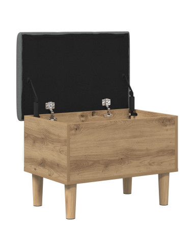 Panchina con Cuscino Rovere Artigianale 62 x 42 x 46 cm