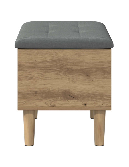 Panchina con Cuscino Rovere Artigianale 62 x 42 x 46 cm