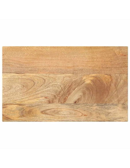 Piano per Tavolo 40x30x2,5 cm Rettangolare Legno Massello Mango
