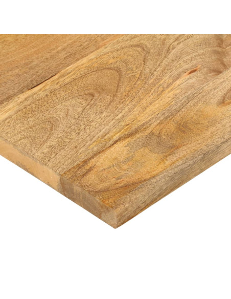 Piano per Tavolo 60x40x2,5 cm Rettangolare Legno Massello Mango